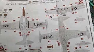 Airfix Vintage Classic 1/72nd Scale F-80C Shooting Star Update and a thank you on 100 subscribers