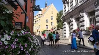 Tallinn , Estonie , Un tour dans la vielle ville ( Ultra 4K)
