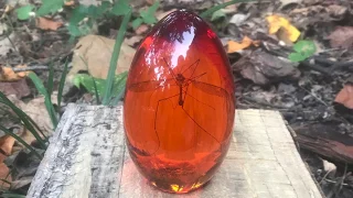Making a "Jurassic Park" Style Mosquito Amber Egg [Commentary]
