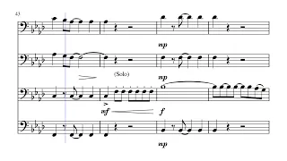 TROMBUMBA - G.W. Lotzenhiser | For trombone Quartet (With Sheet music)