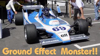 F1 Legends: Ligier JS11/15/004 - Cosworth DFV V8 Sounds! Warmup/On track action at Paul Ricard