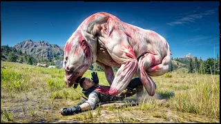 Skinned Grizzly Bear is Alive Again in Red Dead Redemption 2