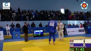 66 kg Chopanov M Goncharov D 04 04 2015 Т2 Кубок Европы по дзюдо среди кадетов, ТВЕРЬ