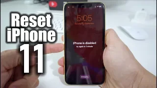 How To Reset & Restore your Apple iPhone 11 - Factory Reset