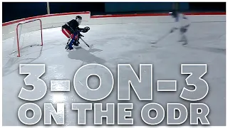 Vintage 90's Cooper Goalie Gear on the ODR | 3 on 3 Hockey | Beer League GoPro Goalie