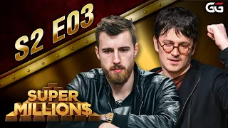 Super MILLION$ | S2E03 | $1,390,000 | w Benjamin Rolle, W Malinowski & Isaac Haxton