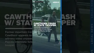 VIDEO: Former Rep. Cawthorn involved in crash with Florida state trooper's car #shorts