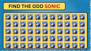 find the odd one out - Sonic Edition |  Emoji Quiz