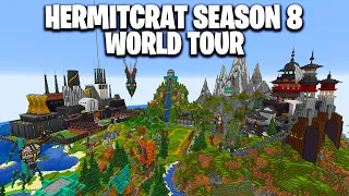 Hermitcraft Season 8 FULL WORLD TOUR