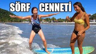 Korean Aunt Learning SURF | UBATUBA 🇧🇷 ~362