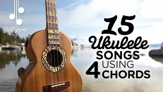 15 Songs using 4 Chord shapes on Ukulele - Am F G C