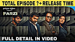 Farzi | Farzi Release Time | Farzi Total Episode | Web Series Farzi Update | Farzi Amazon Prime |BKR