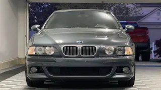 E39 M5 Clean Up: Baisc Exterior & Interior