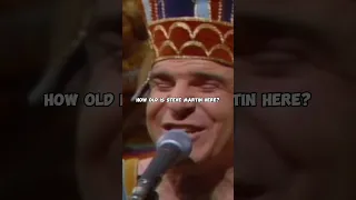 How Old Was STEVE MARTIN in SATURDAY NIGHT LIVE? #shorts #stevemartin #snl