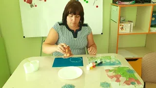 Нетрадиційне малювання фарбами Кульбабки. | Малювання фарбами для дітей.