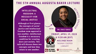 Augusta Baker Lecture Keynote: Emily Knox