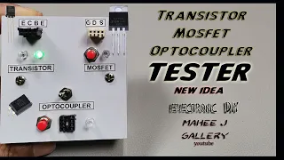 Transistor Tester / Mosfet Tester / Potocoupler Tester / New Idea 2020