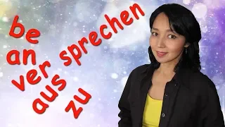 Однокоренные к глаголу sprechen