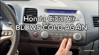 Honda Civic 2009 AC system blows warm FIX