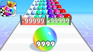 New Satisfying Mobile Game All Levels Ball Merge Run Play 9999 Levels Tiktok Gameplay iOS,Android