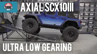 Axial SCX10III Gearing - How Low Can You Go?