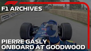 F1 ARCHIVES |  Pierre Gasly Onboard  At GoodWood Hillclimb With Redbull Rb1 | Assetto Corsa