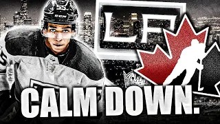 Fans Need To CALM DOWN About Quinton Byfield (LA Kings Top Prospects @ 2021 World Juniors - Canada)