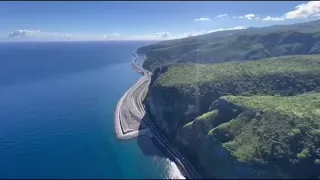 Les images de la nouvelle route du littoral vue d'en haut