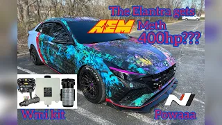 Elantra N with AEM water/meth kit Update