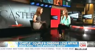 Stana Katic Interview on CNN - Starting Point April 2nd, 2013