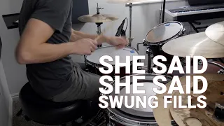 She Said She Said drum lesson (Breaking down Ringo's swung fills from The Beatles song)