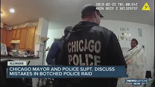 Chicago Mayor and Police Supt. discuss mistakes in botched police raid