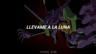 Fly Me To The Moon - Claire Littley  || sub español || Evangelion Ending