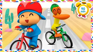 🚲 POCOYO ENGLISH - Valentina Wants To Ride A Bike [90 min] Full Episodes |VIDEOS & CARTOONS for KIDS