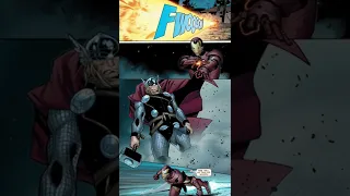 El día que Thor le dio una paliza a Iron man? #shorts #dc #marvel #dbs #blackadam #comics #tbt