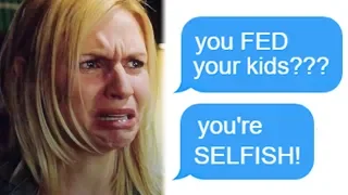 r/Choosingbeggars "You FED Your Kids??? You're SELFISH!" Funny Reddit Posts