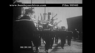 Japanese Heavy Industry 1930's.  Archive film 98940