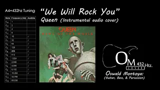 queen cover - we will rock you (432 hz)