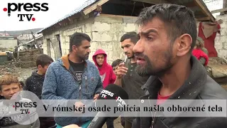 V rómskej osade polícia našla obhorené tela