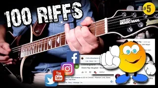 100 Greatest Guitar Riffs | Suggested by YOU!