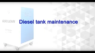Diesel tank maintenance GoClean steam car washer