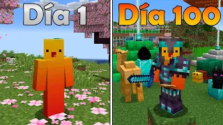 Sobreviví 100 Días en MINECRAFT HARDCORE pero en la 1.20