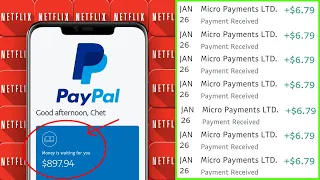 Earn $6.79 Every 60 Seconds! (FREE PayPal Money Trick 2020 Using A NETFLIX/SuperBowl Twist?!!)
