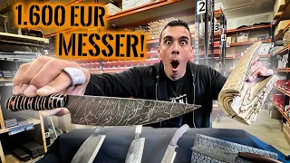 1.600 € MESSER aus MAMMUTZAHN - Die MESSER von Schmiedeglut! | Survival Mattin