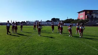 ALHS Cheerleaders vs Lowell football 2017