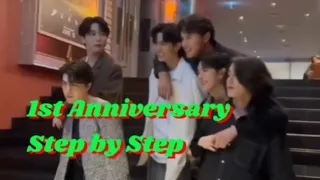 1st Anniversary Step by Step | ManTrisanu Official #manben #stepbystep