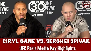 UFC Paris: Ciryl Gane & Serghei Spivak Media Day Highlights