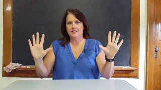 Teaching Counting On Fingers