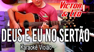 Victor e Léo Deus e Eu no Sertão Karaokê violão