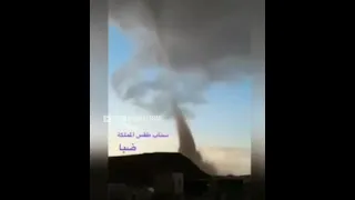 Инцидент с торнадо наблюдался в районе Табук в Саудовской Аравии